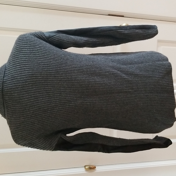 Milly of New York  Gray longsleeved turtleneck sweater size Petite - Picture 4 of 15